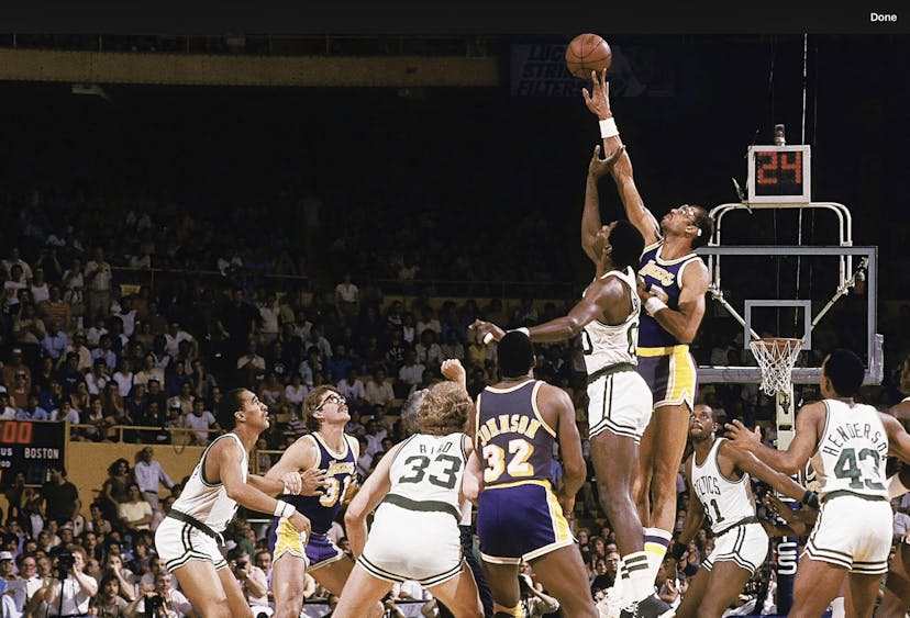 Who won the 1984 NBA Finals?