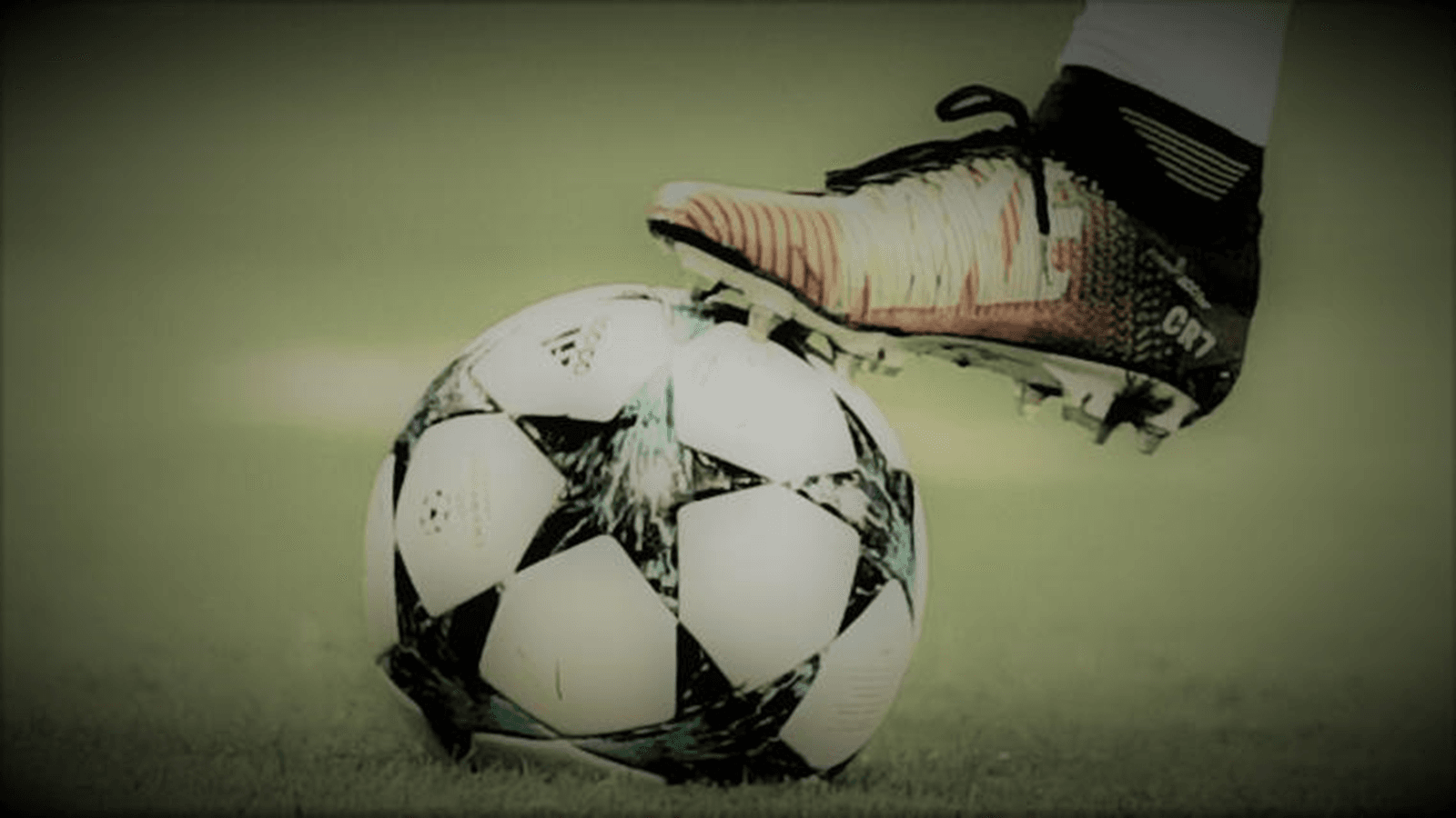 A football and a football boot 