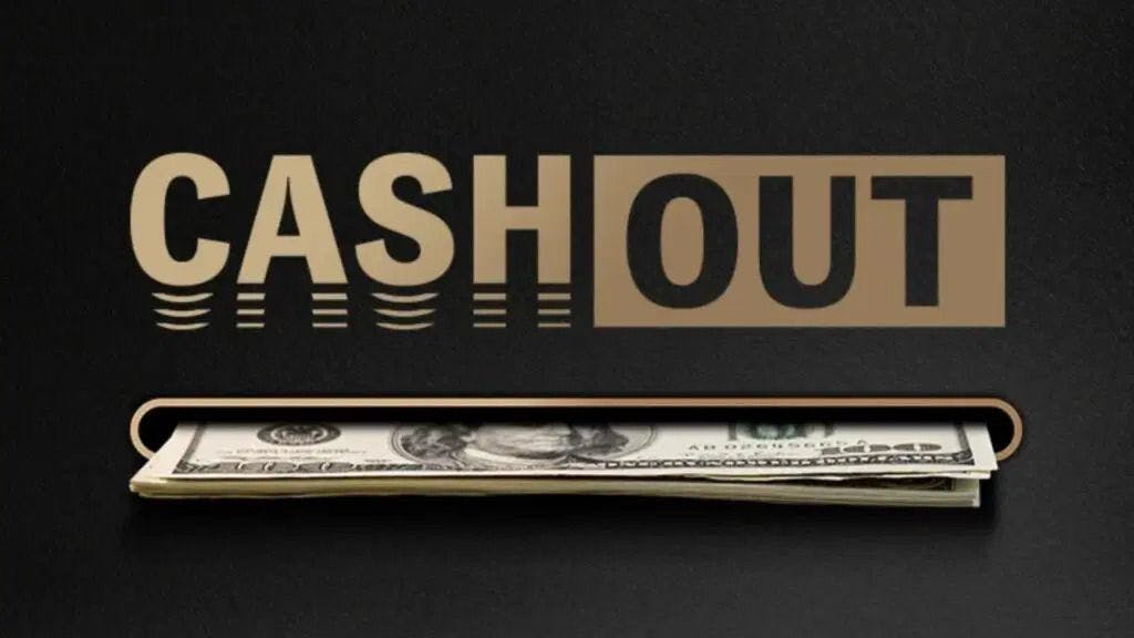 Cash out with money printed