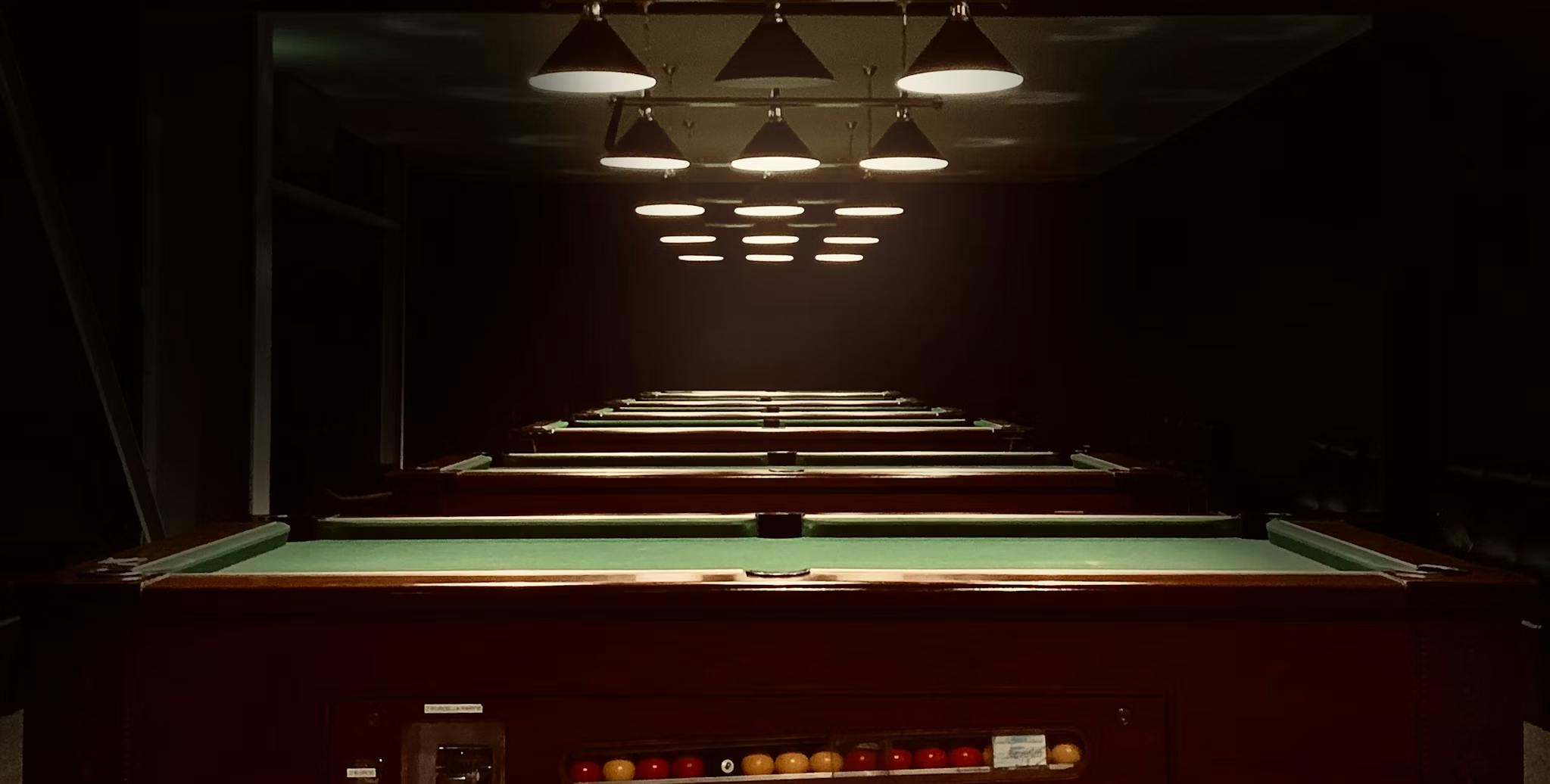 Snooker tables 
