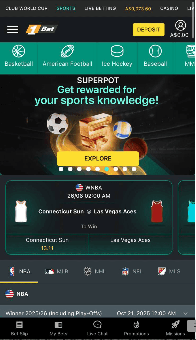 1Bet Sportsbook Review 