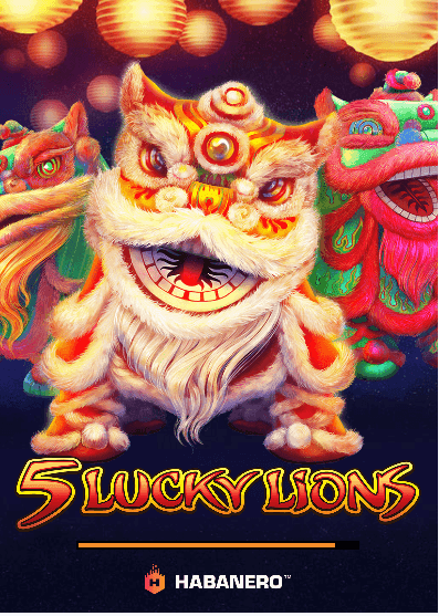 5 Lucky Lions Slot Review!