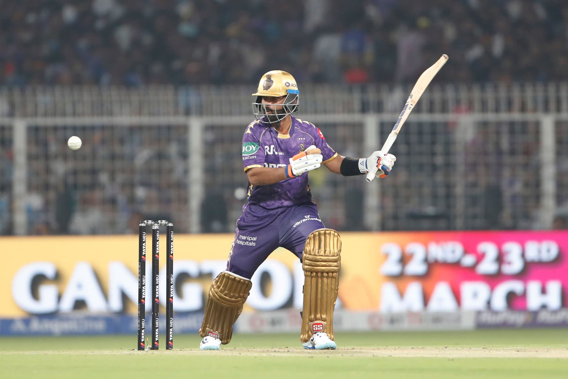 Ajinkya Rahane of Kolkata Knight Riders