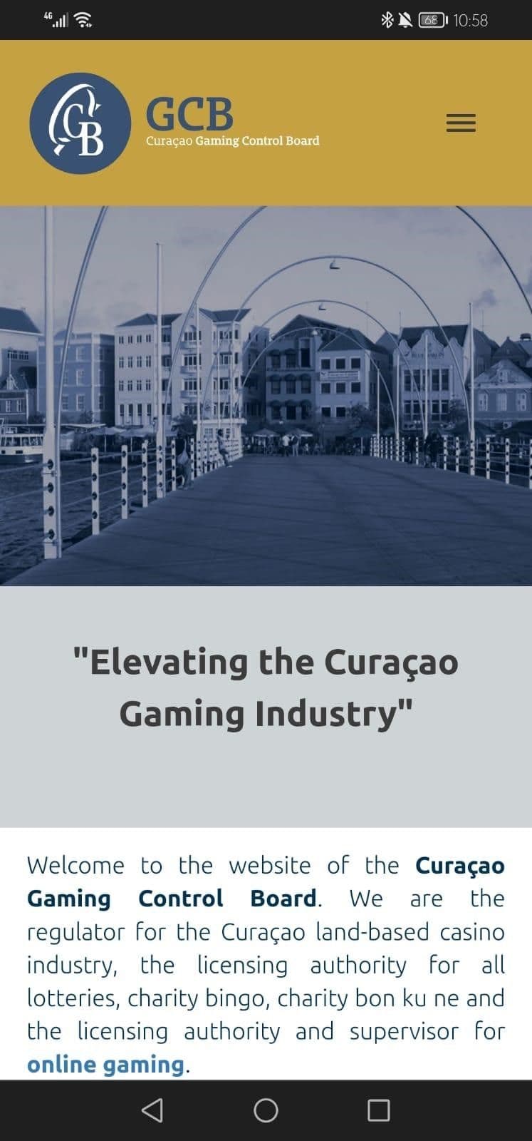 GCB Curacao Gaming Control Board 