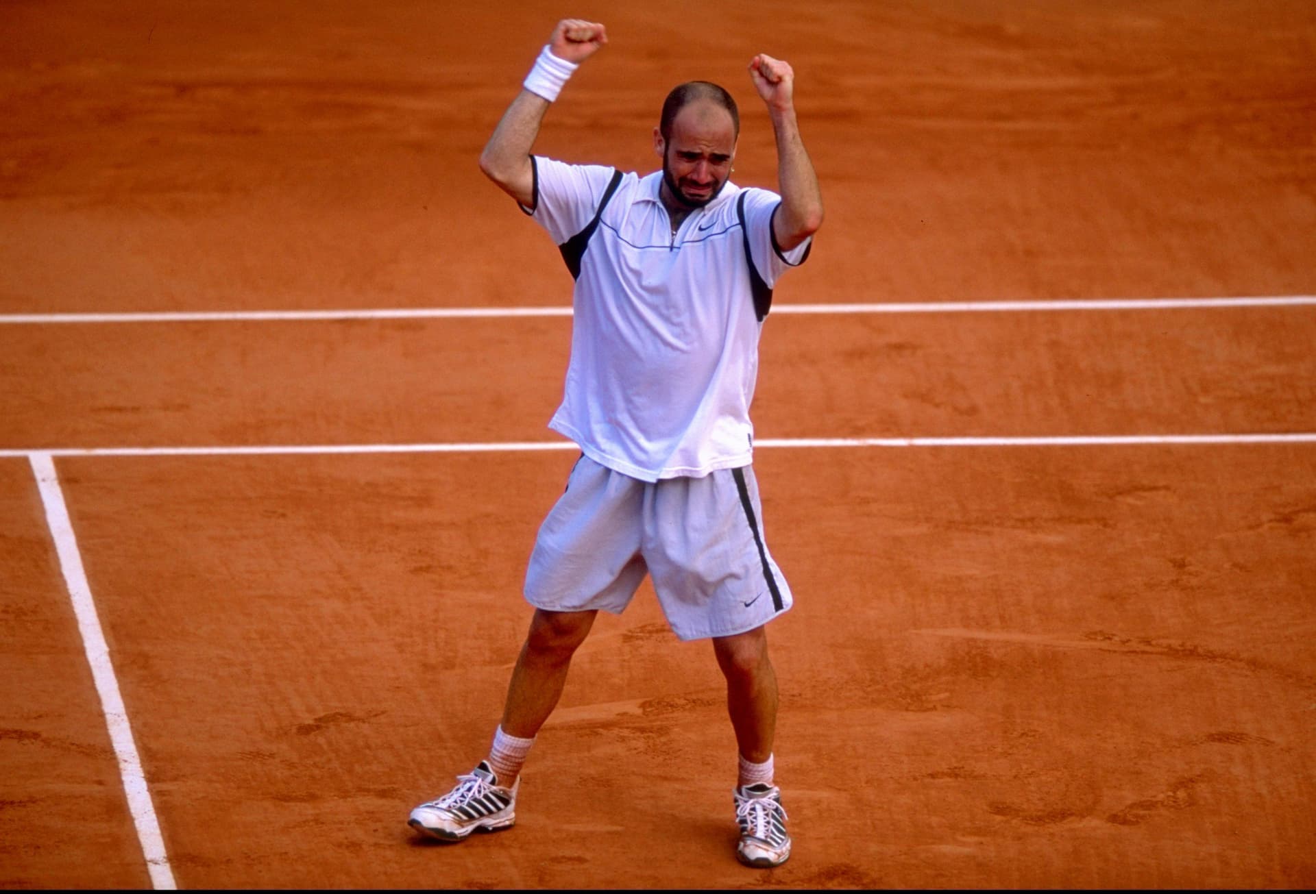 Andre Agassi of the United States