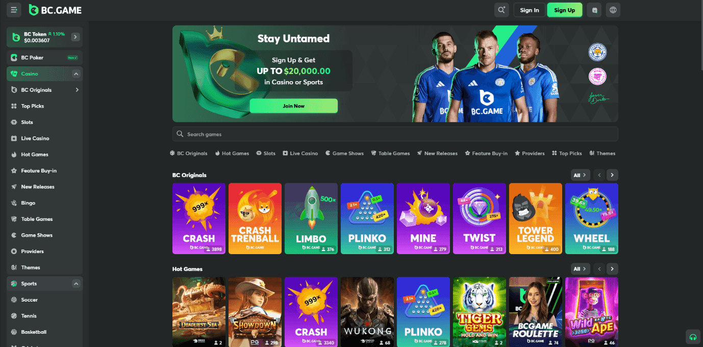 BC.Game Casino Review 