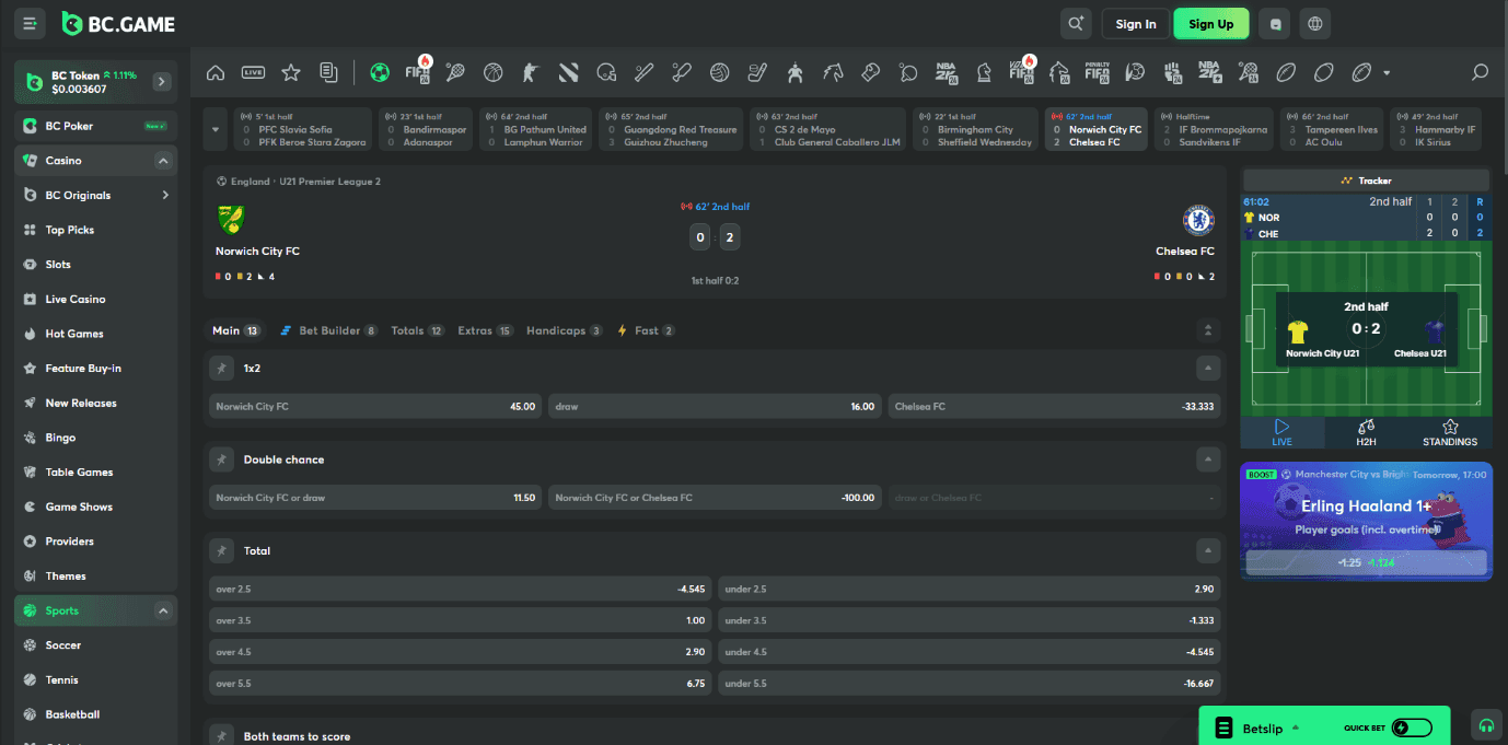 BC.Game Live Betting & Streaming