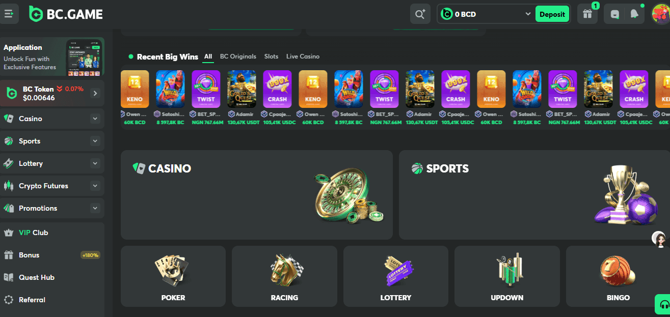 BC.Game Stands Out for Crypto Play