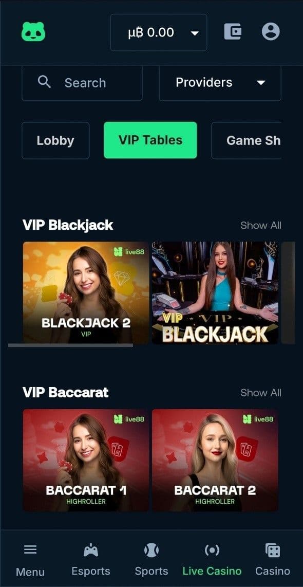 Betpanda Casino Betting Limits 