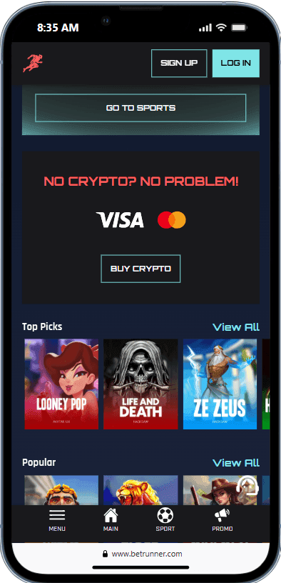 Betrunner Deposit Methods