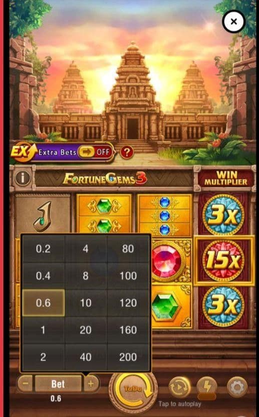 Betting Range fortune gems 3