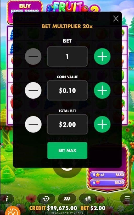 Betting Range fruit part 2