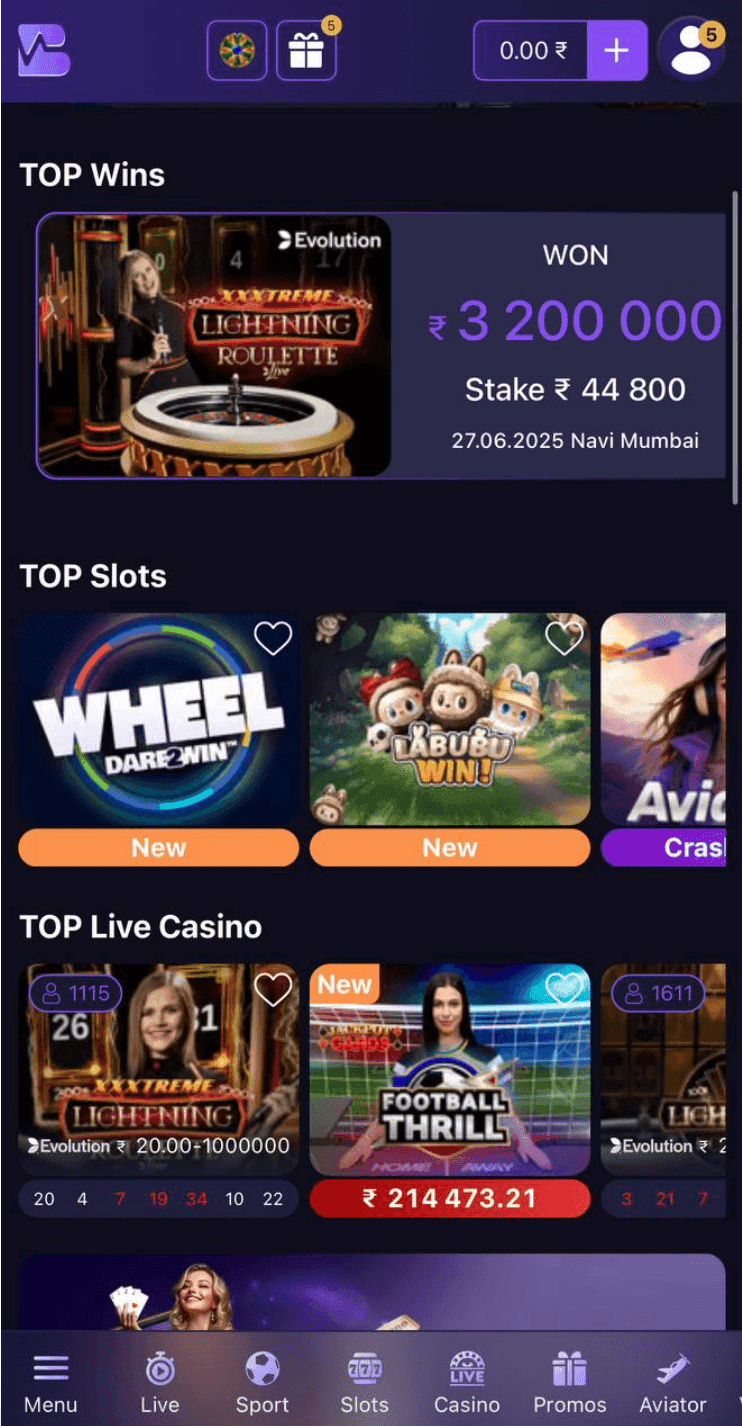 Betvibe User Experience & Website Design