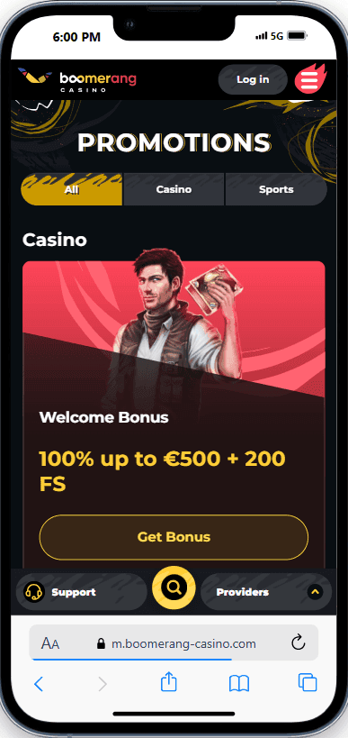Boomerang Bet Bonuses & Promotions 