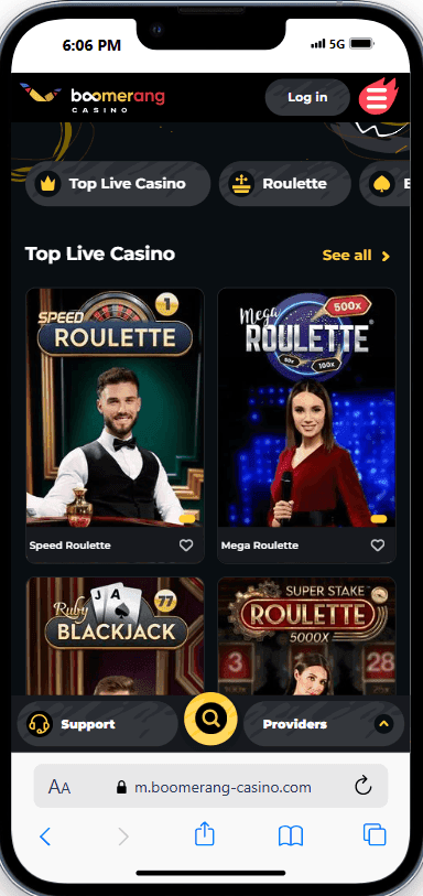 Boomerang Bet Casino Review 