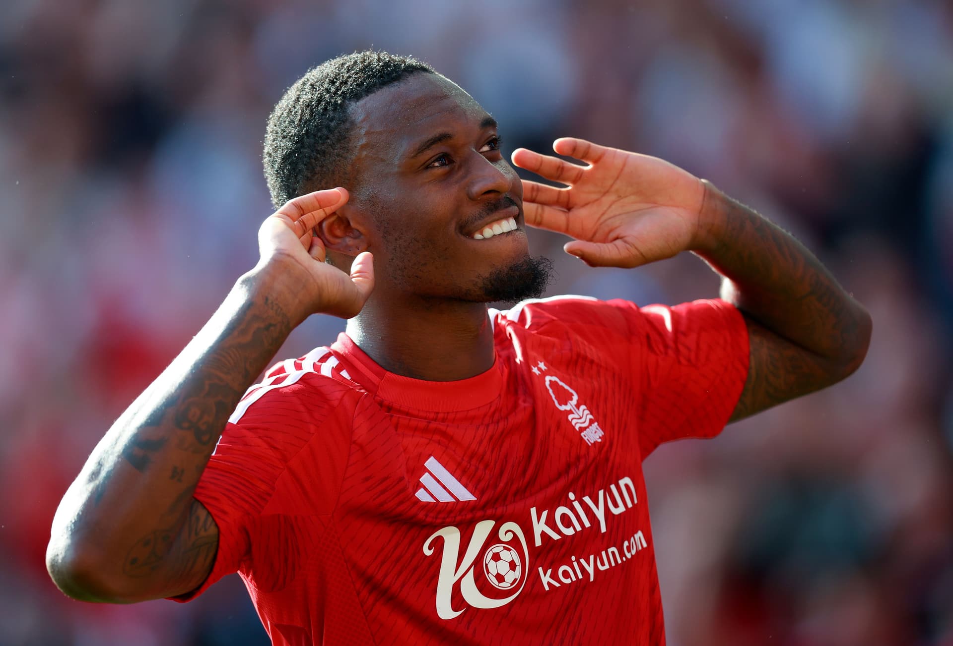 Callum Hudson-Odoi of Nottingham Forest