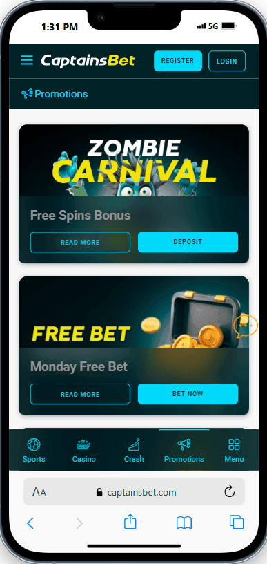 Captainsbet Deposit Bonuses 