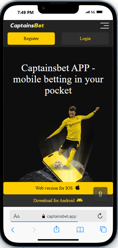 Captainsbet Mobile Experience 
