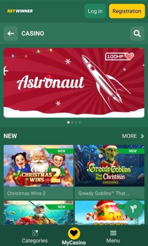 Choose a licensed casino like BetWinner 