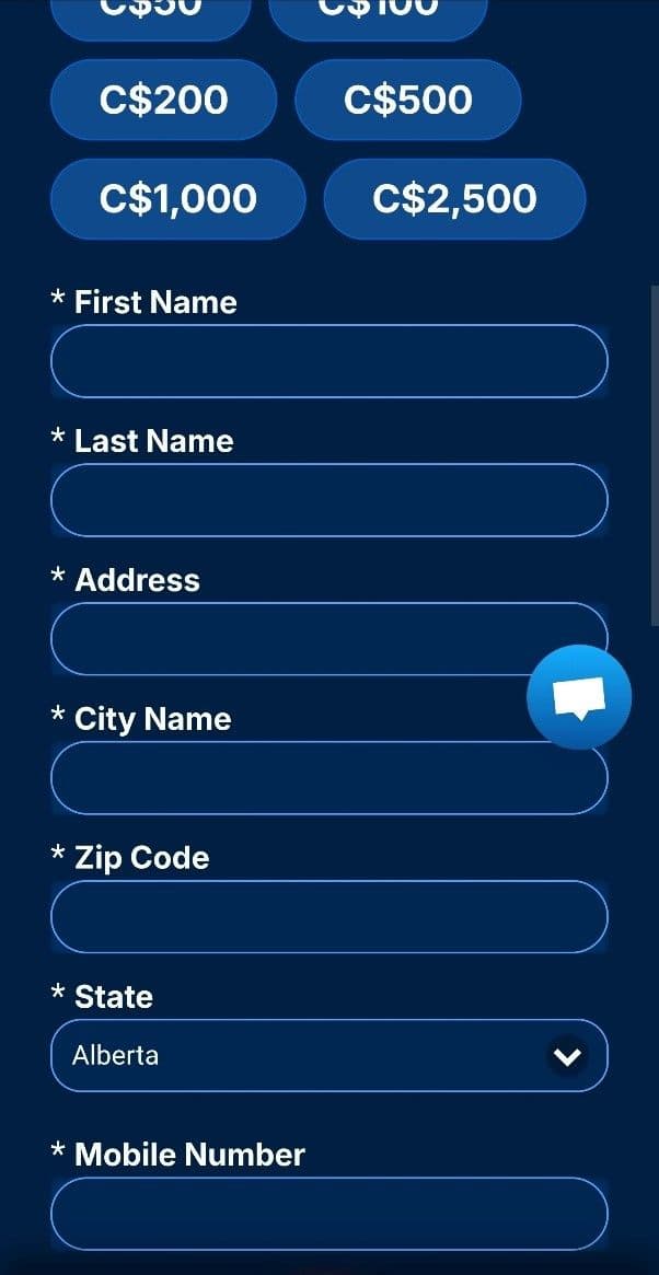Complete the form 