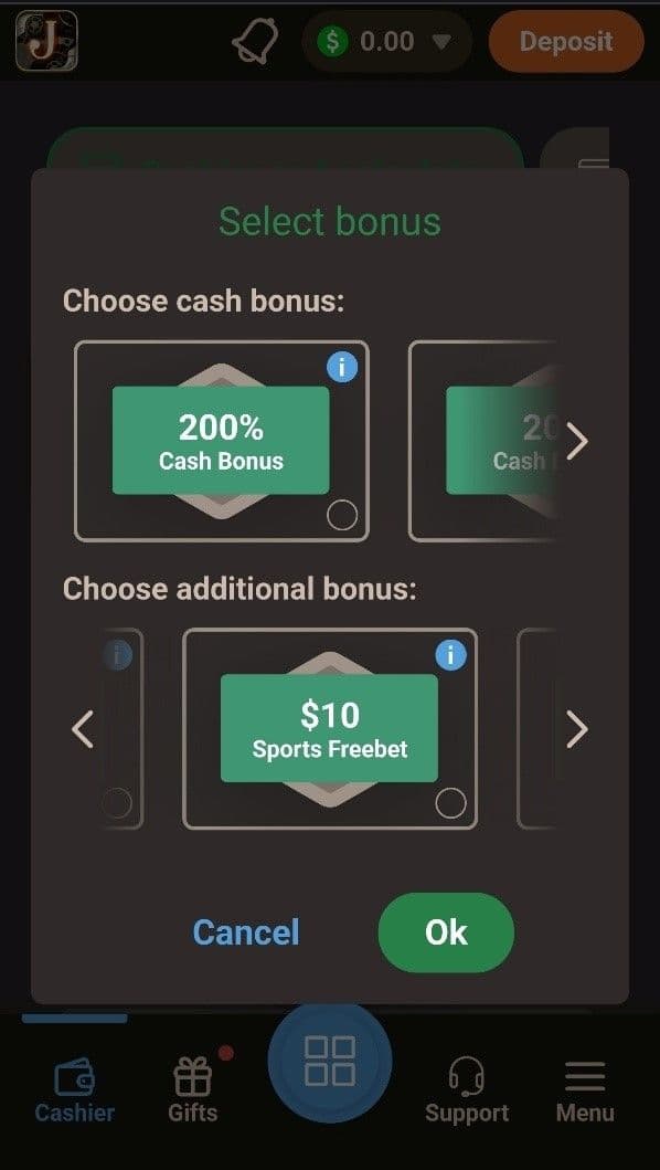 Complete the necessary information to sign up