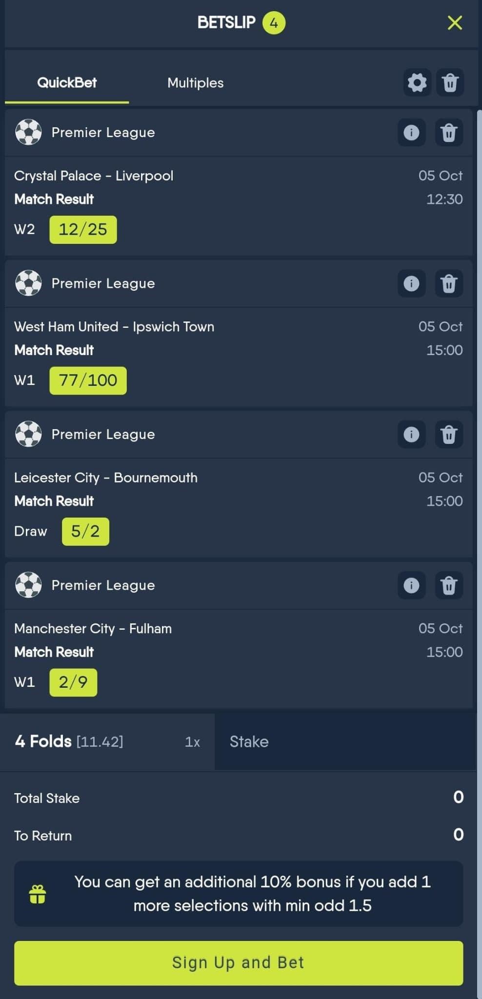 Betting with CopyBet Mobile App