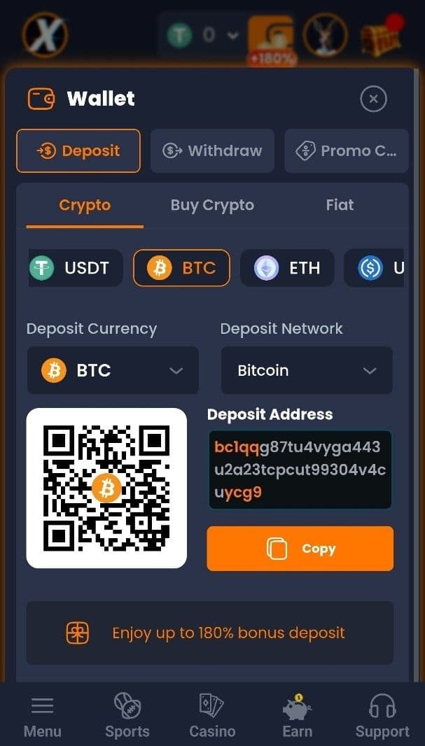 Cryptocurrency Deposits Guide