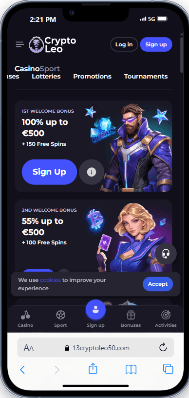 Cryptoleo Bonuses 