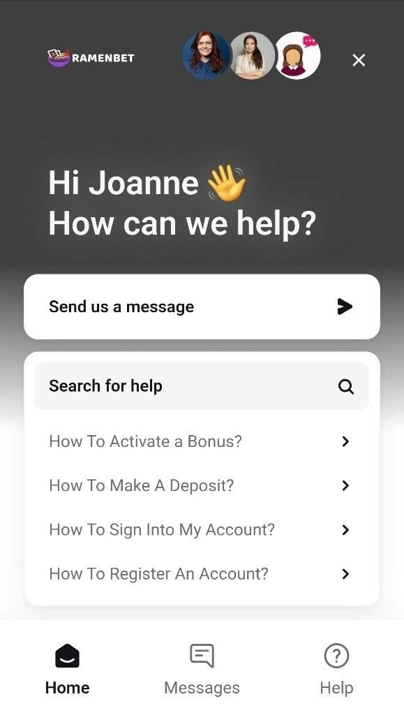 Customer Support  Ramenbet