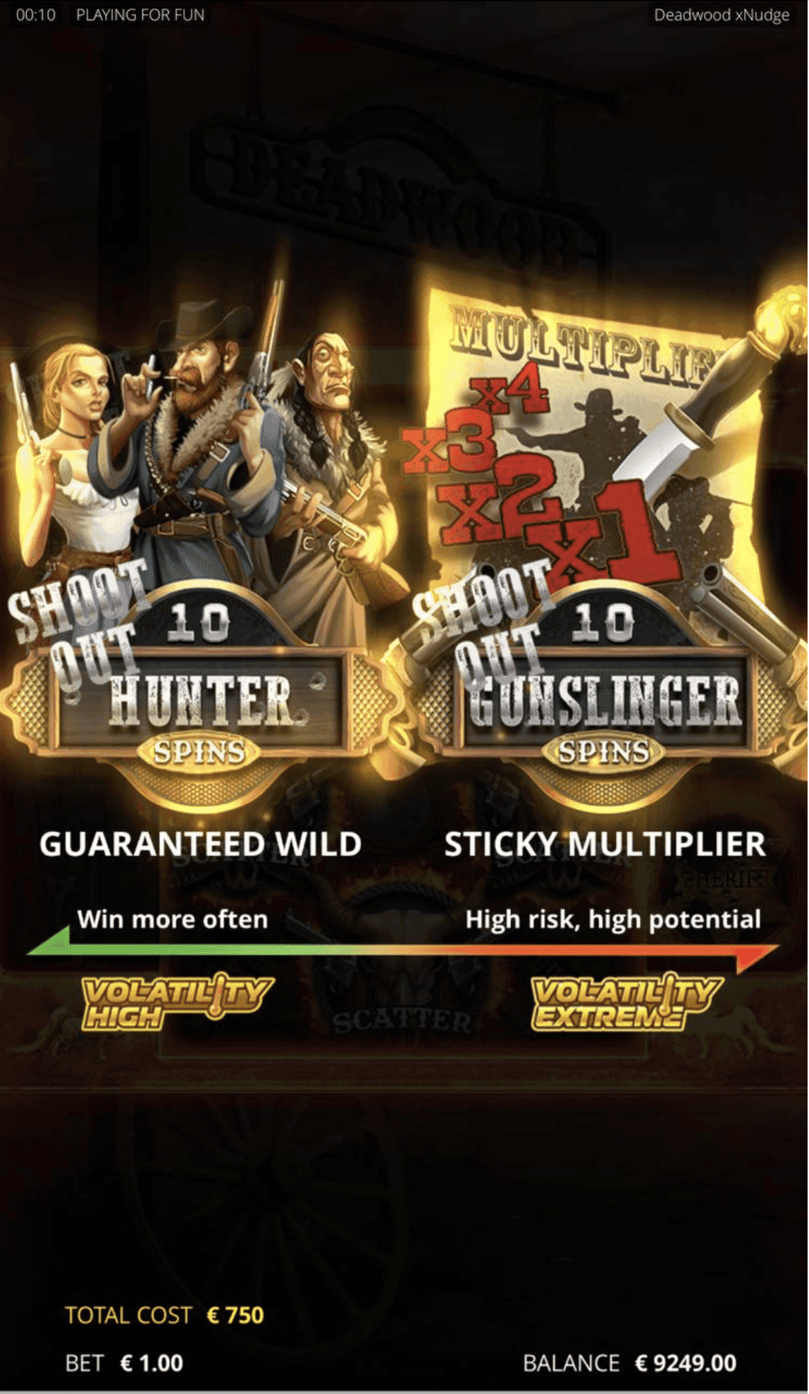 Deadwood Bonus and Key Features