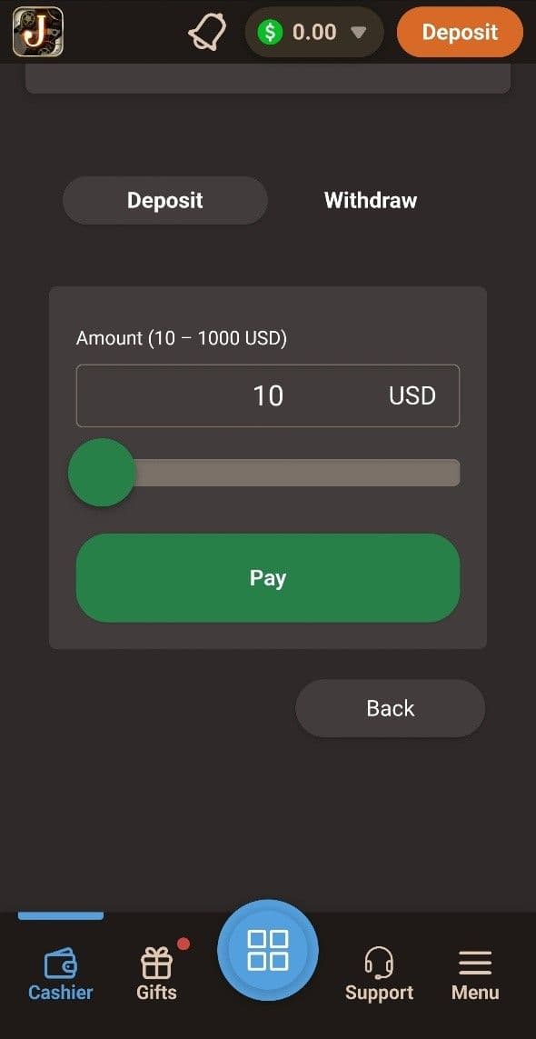 Deposit Method Vouchers