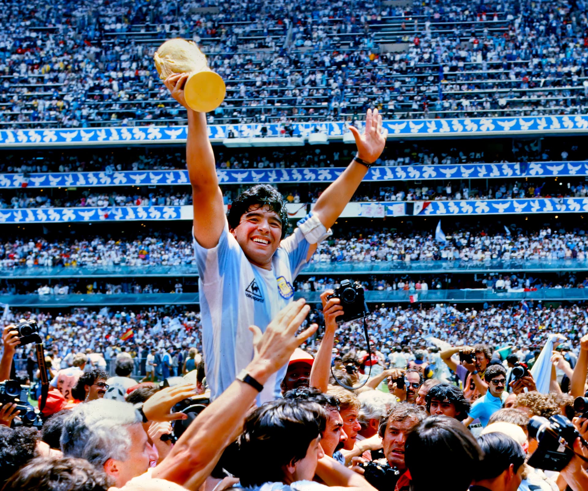 Diego Maradona of Argentina