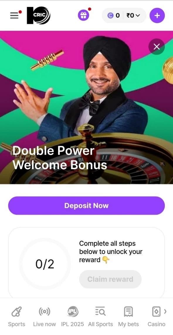 Double Power welcome bonus 