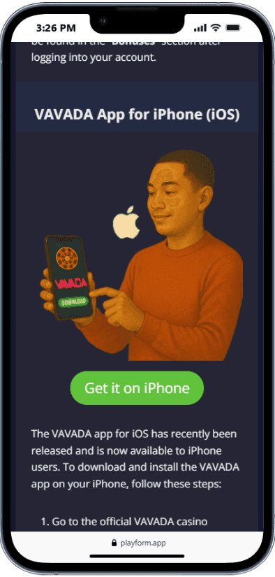 Vavada App Download Guide for iOS