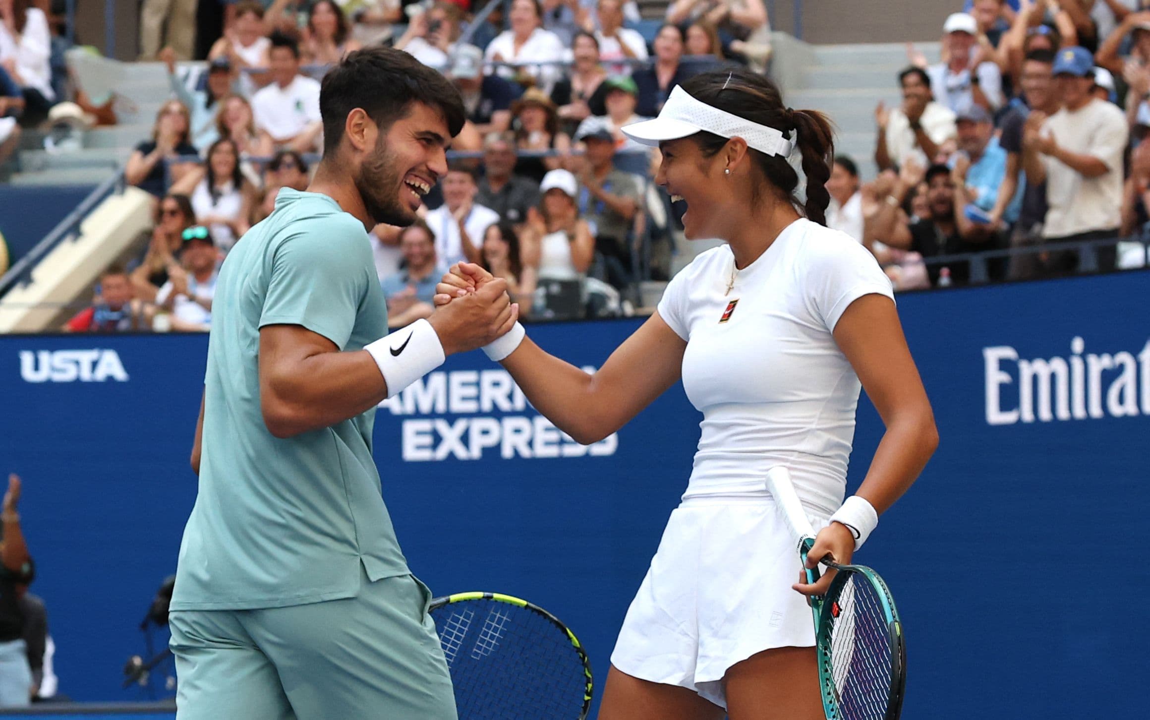 Emma Raducanu and Carlos Alcaraz