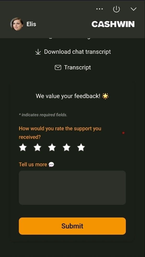 Filing a Complaint at Cashwin