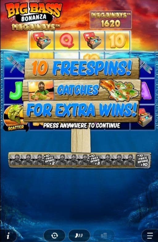 Free Spins Round big bass bonanza