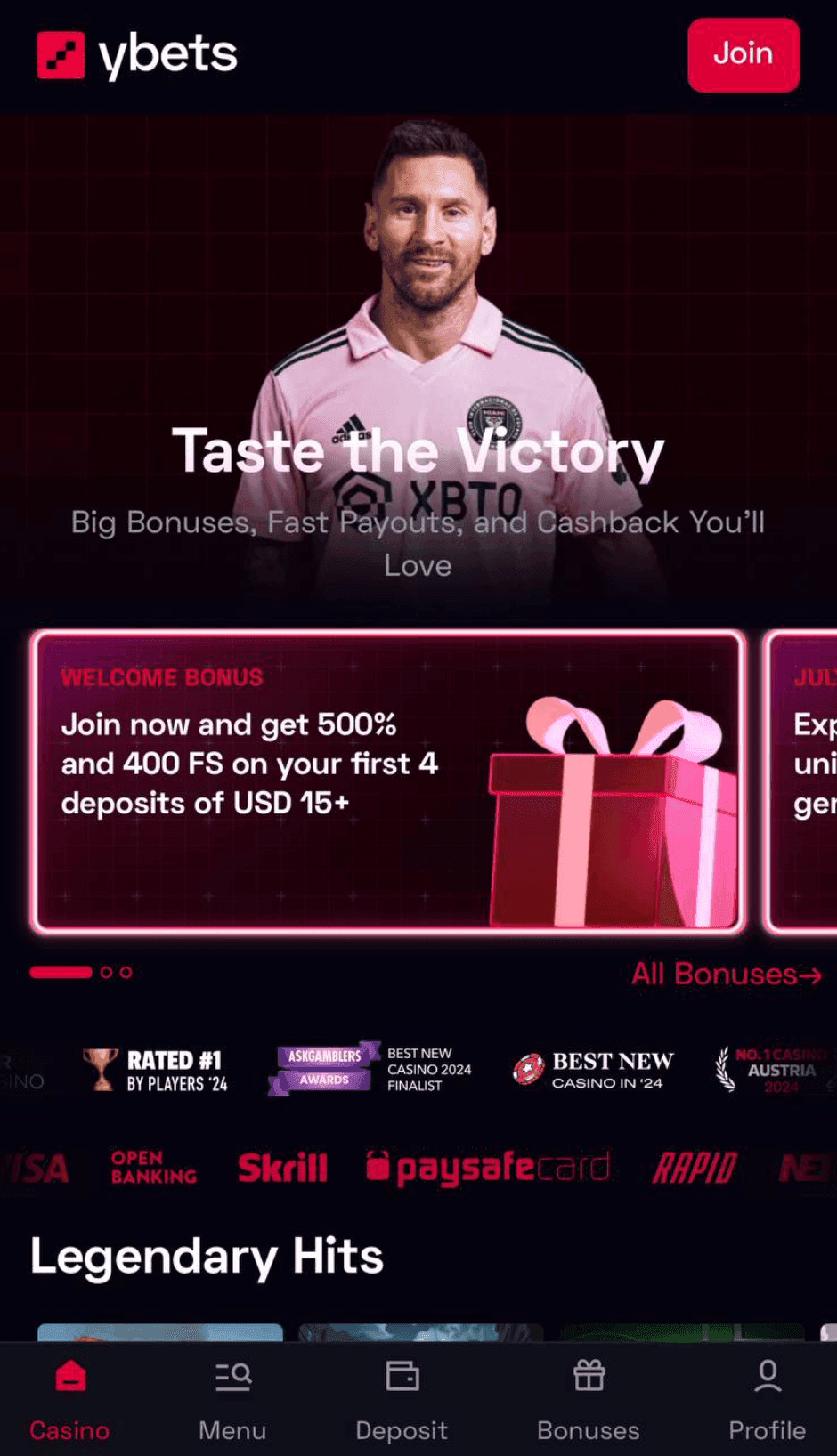 Go to ybets.net
