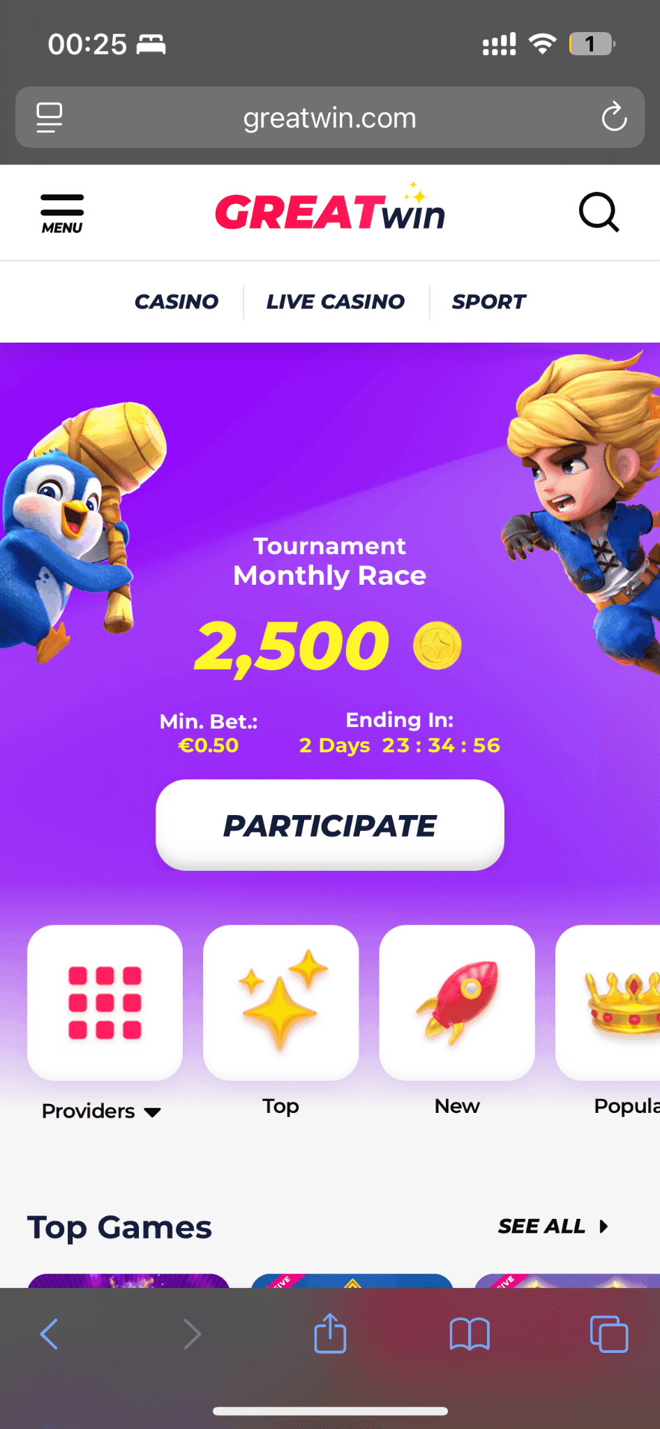 GreatWin Casino Review 