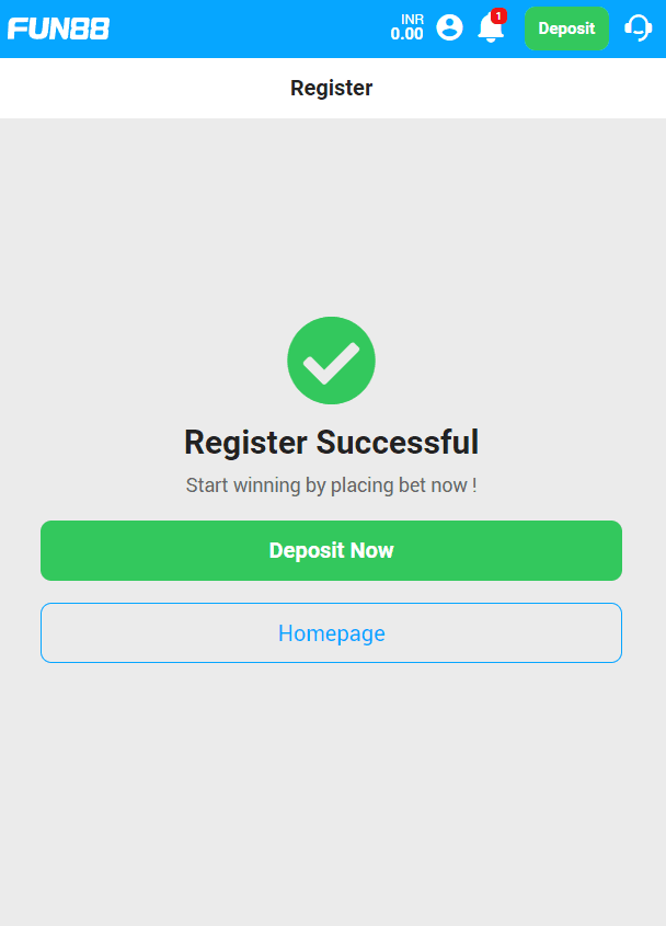 Image for Fun88 Registration Guide Step 3