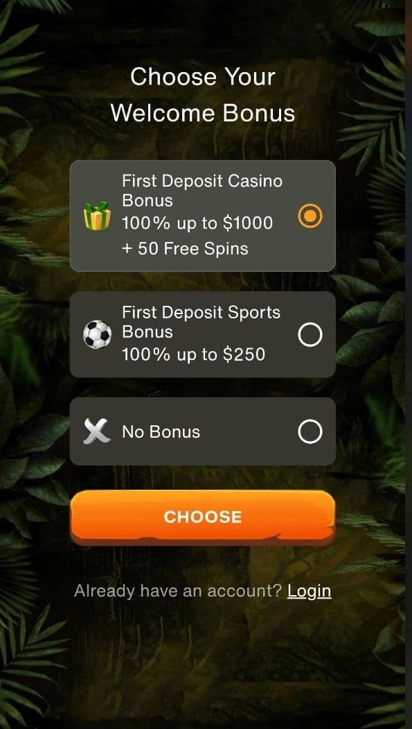 Head over to Cashwin and click on Register.