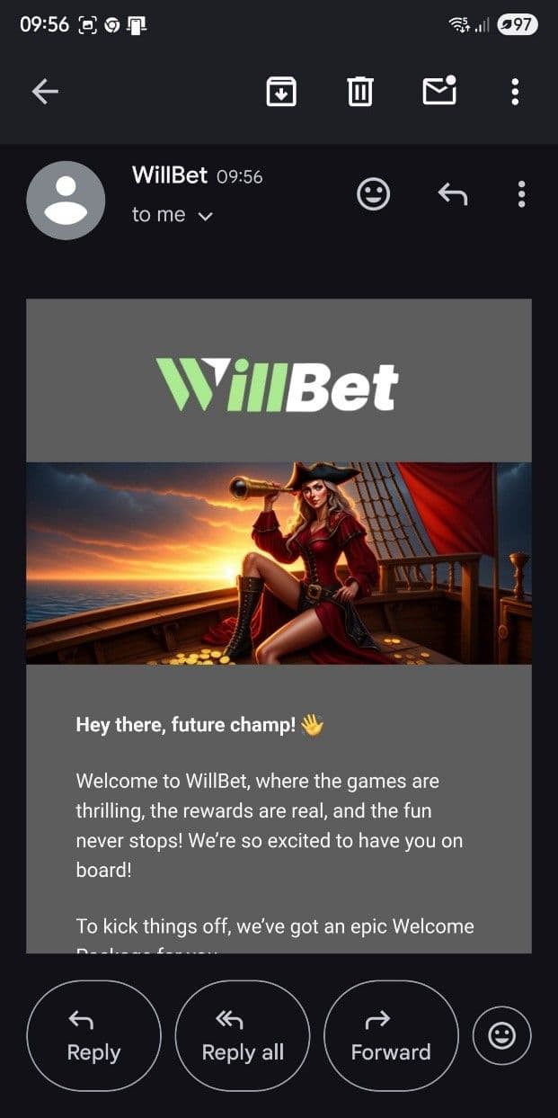Head over to willbet.ai on your desktop