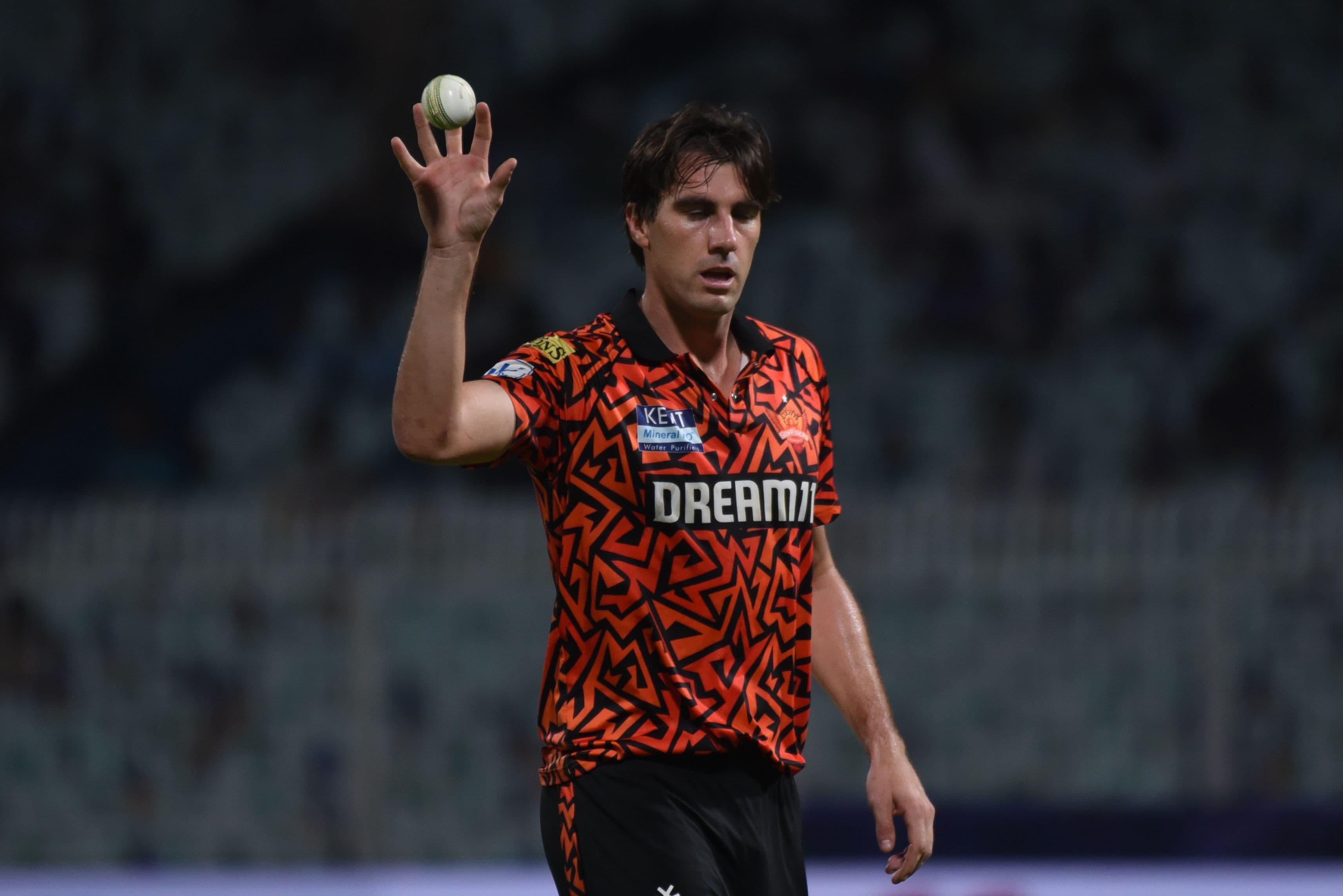 Hyderabad's captain Pat Cummins