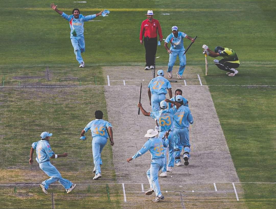 India Winning Moment at the T20 World Cup 2007 v Pakistan