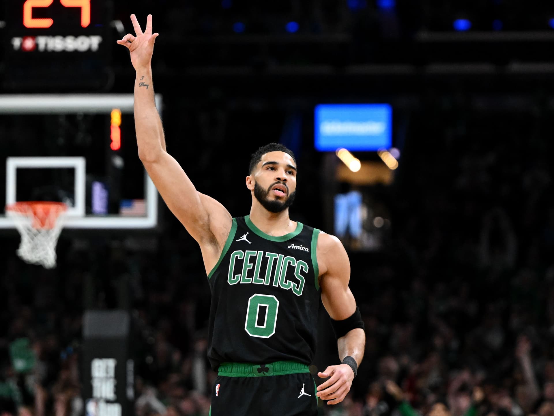 Jayson Tatum of the Boston Celtics 