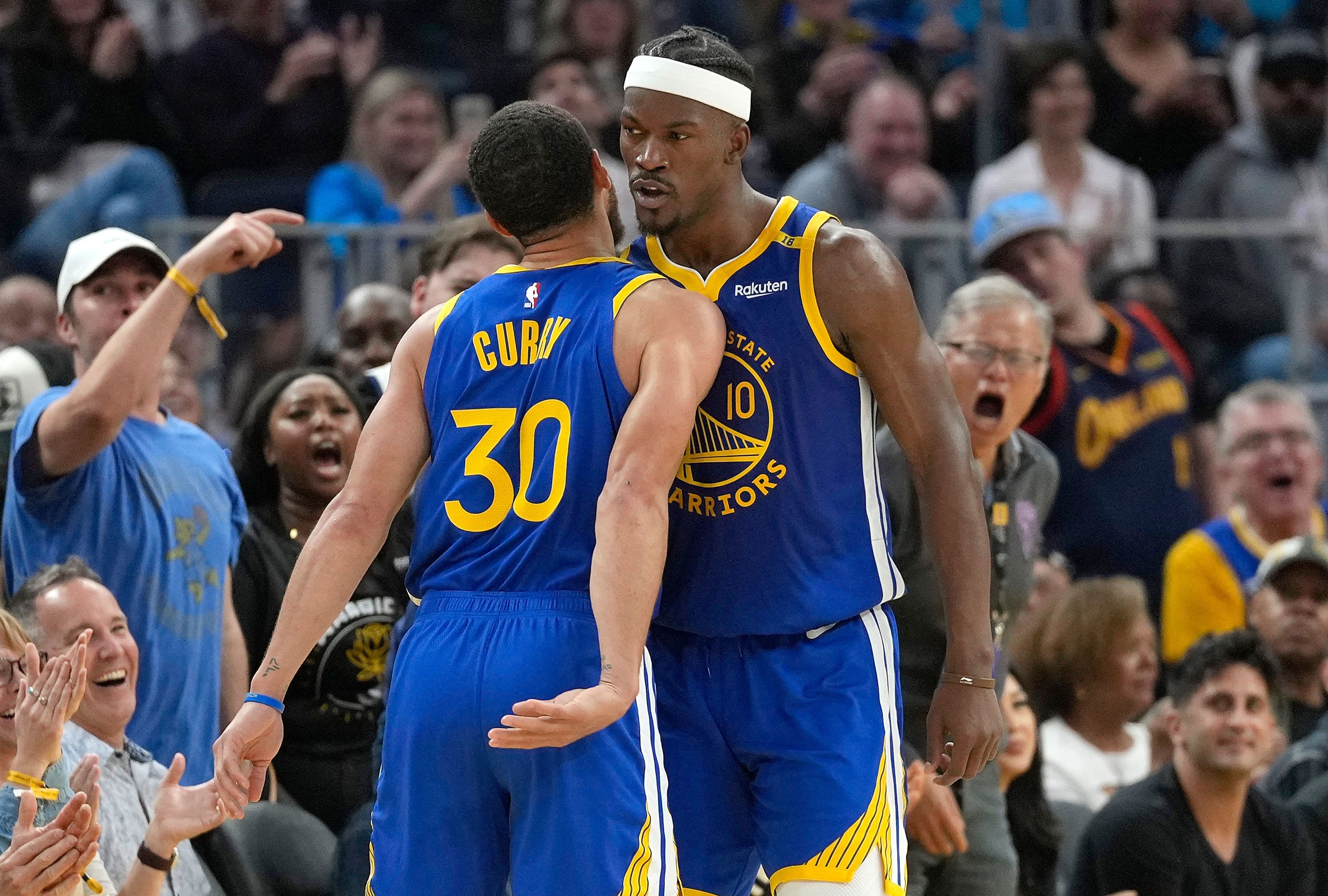 Jimmy Butler III and Stephen Curry