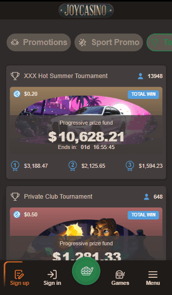 JoyCasino Promotions 