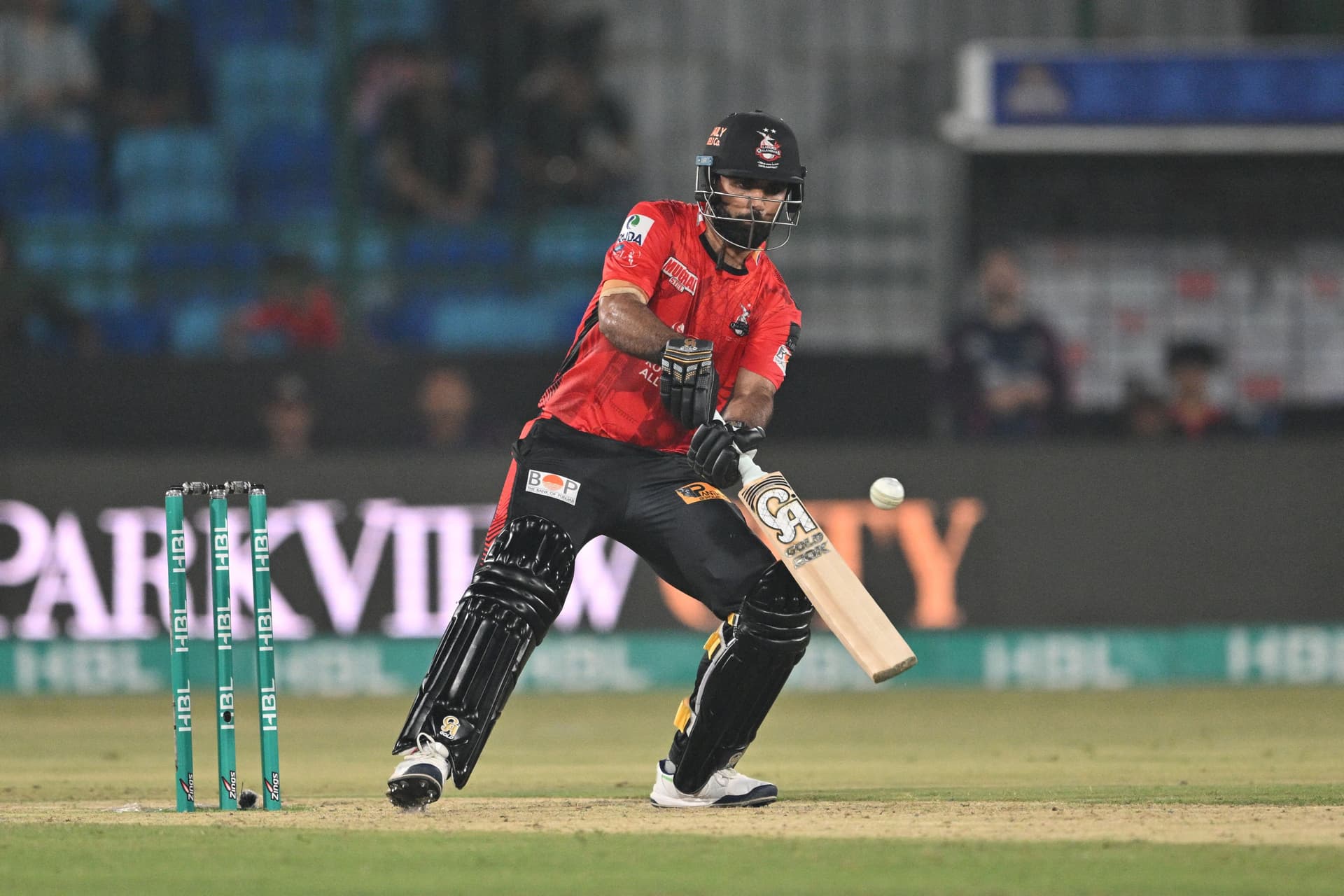 Lahore Qalandars' Pakistani batsman Fakhar Zaman