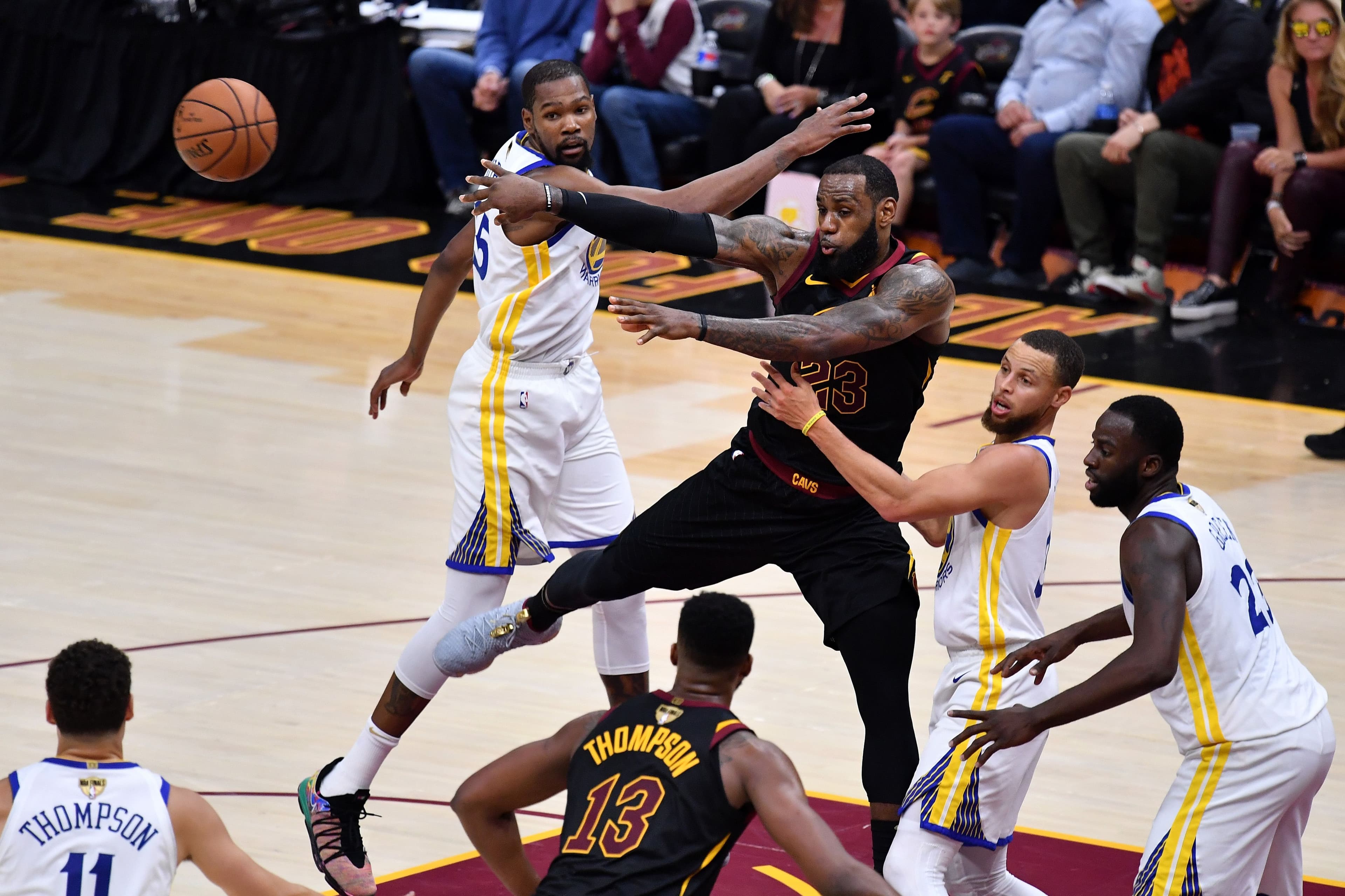 LeBron James, Stephen Curry and Kevin Durant