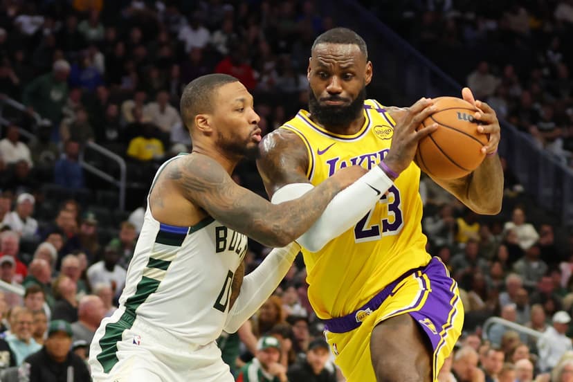 LeBron James and Damian Lillard